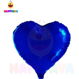 تصویر بادکنک فویلی قلب آبی 