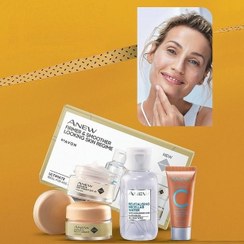 تصویر ست مسافرتی میسلار، کرم روز، شب و ویتامین سی تا 45 سال Avon Anew آوون 