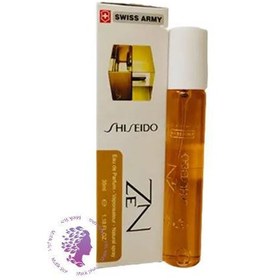 تصویر عطر و ادکلن جیبی سوئیس آرمی (سوئیس آرمه) شیسیدو زِن زنانه طلایی ادو پرفیوم 35 میلی لیتر | Swiss Army Shiseido Zen 35ml EDP 