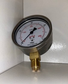 تصویر گیج صفحه ده سانتی 4بار Pressure Gauge