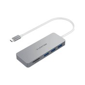 تصویر هاب 5 پورت USB-C برند لنشن Lention مدل C15 SH-5