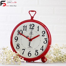 تصویر ساعت دو منظوره گوچی ((رومیزی و دیواری)) gucchi clock