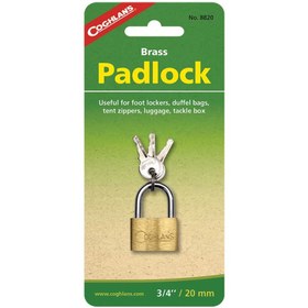 تصویر مشخصات، قیمت و خرید قفل مدل Coghlan - Brass Padlock - 8820 