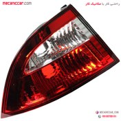 تصویر چراغ خطر روی گلگیر چپ سمند LX lamp