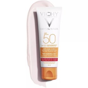 تصویر ضد آفتاب کپیتال سولیل پوست مختلط تا چرب ویشی SPF50 ا VICHY CAPITAL SOLEIL DRY TOUCH FACE FLUID SPF50 VICHY CAPITAL SOLEIL DRY TOUCH FACE FLUID SPF50