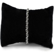 تصویر دستبند سیاه قلم نقره 