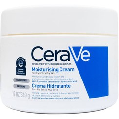 تصویر کرم آبرسان و مرطوب کننده سراوی Cerave کاسه ای پوست خشک 340 گرم Cerave