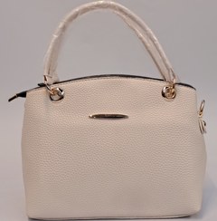 تصویر کیف کرم چرم مصنوعی 