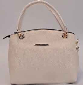 تصویر کیف کرم چرم مصنوعی 