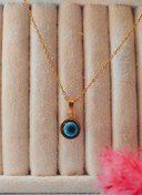 تصویر گردنبند چشم نظر استیل 