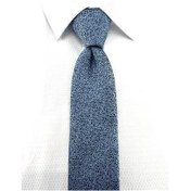 تصویر کراوات طرح دار آبی همراه با دستمال برند PİERRONİ 