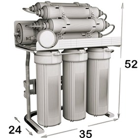 تصویر دستگاه تصفیه آب خانگی اس اس وی مدل SuperTec X1000 