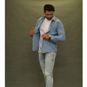 تصویر پیراهن آستین بلند مردانه لرد آرچر مدل جین کد 1038-050 