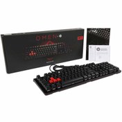 تصویر کیبورد مخصوص بازی اچ پی مدل Omen 1100 HP Omen 1100 Gaming Keyboard