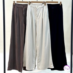 تصویر شلوار سیلک بگ قهوه‌ای سوخته 581642 / 0001409 Burnt Brown Silk Baggy Pants