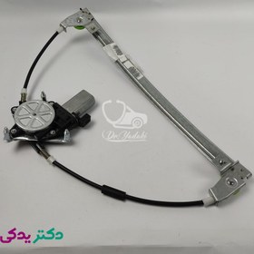 تصویر دستگاه شیشه بالابر پژو پارس (پرشیا) درب عقب چپ (سمت راننده) شرکتی ایساکو اصل 2170201101 