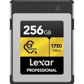 تصویر کارت حافظه CFexpress لکسار مدل Professional استاندارد Type B سرعت 1750MB/s ظرفیت 256 گیگابایت 