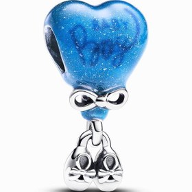 تصویر چارم تعیین جنسیت فرزند پسر پاندورا Pandora Color-changing Gender Reveal Boy Charm