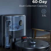 تصویر جارو رباتیک لارسار مدل L6 PRO با ایستگاه خود تخلیه ۳٫۵ لیتری 