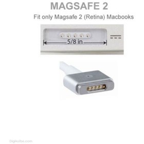 تصویر شارژر لپ تاپ اپل مدل Magsafe2 60W APPLE Laptop Adapter Magsafe2 60W