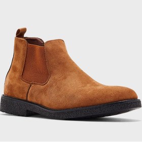 تصویر بوت‌های چرم مصنوعی چلسا برند robert wood Faux Suede Chelsea Boots