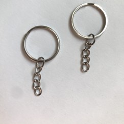 تصویر حلقه جاکلیدی استیل 