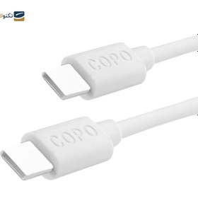 تصویر کابل دو سر تایپ سی کوپو طول 1 متر Copo USB-C to USB-C Cable 1m