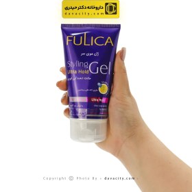 تصویر ژل موی سر قوی با حالت دهندگی قوی فولیکا حجم ۱۵۰ میلی لیتر Fulica Styling Ultra Hold Gel 150ml