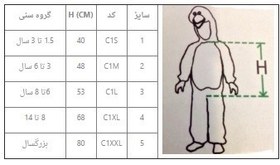 تصویر تن پوش شادی رویان مدل خرس 