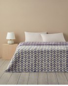 تصویر پتوی یک نفره میراث اکریلیک پتو آبی اورجینال انگلیش هوم English Home 