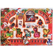 تصویر قطار بازی طرح بابانوئل و حیوانات مدل 2503 ا Santa Claus and animals toy train model 2503 Santa Claus and animals toy train model 2503