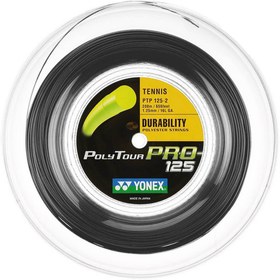 تصویر زه راکت تنیس یونکس مدل YONEX POLY TOUR PRO مشکی 