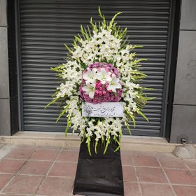 تصویر تاج گل ترحیم طرح نیما 