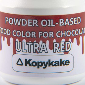تصویر رنگ خوراکی پودری محلول در روغن قرمز قرمز کپی کیک 