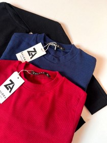 تصویر بلوز یقه گرد Z - مشکی 1عدد 