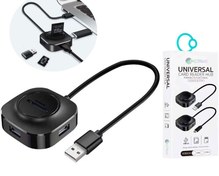 تصویر هاب یو اس بی پنج پورت کوتتسی Coteetci SD+TF USB2.0*3 HUB 83009 