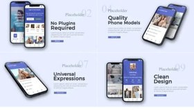 تصویر پروژه افترافکت معرفی اپلیکیشن Simple App Presentation 