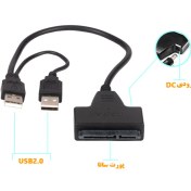 تصویر تبدیل Sata به USB 3.0 با برق کمکی 