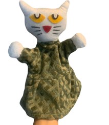 تصویر عروسک دستکشی گربه (دختر) 