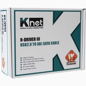 تصویر مبدل USB 2.0 به SATA/IDE کی نت مدل K-COU20IDE 