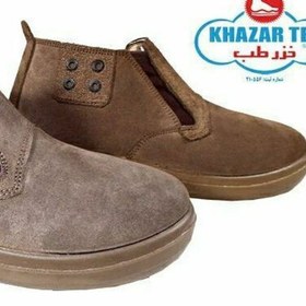 تصویر کفش خزر تبریز مدل اکتیو مردانه در دو مدل بندی و بدون بند 
