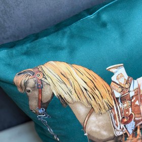 تصویر کوسن هرمس سبز 