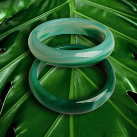 تصویر النگو زنانه عقیق باریک 