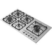 تصویر اجاق گاز 5 شعله صفحه ای استیل گرویتی مدل G942 