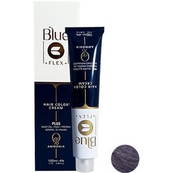 تصویر رنگ مو فاقد آمونیاک بلو شماره V7 حجم 100میل رنگ نایت ویولت 