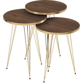 تصویر Round spear-leg side table 