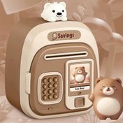 تصویر قلک گاوصندوق رمزدار و اثرانگشتی مدل 7603 