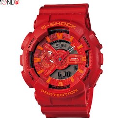 تصویر ساعت جی شاک قرمز G-SHOCK GA-110AC-4A 