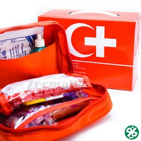 تصویر جعبه کمک های اولیه کیفی سایز کوچک پارس PARS First Aid Kit