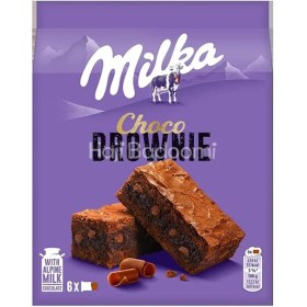 تصویر کیک براونی شکلاتی میلکا بسته ی 6 عددی (150 گرم) milka brownie کیک و کلوچه میلکا